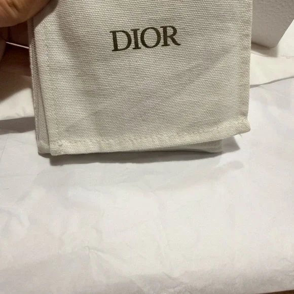 Dior Ivory Canvas Pouch - Picture 4 of 6